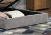 Shoreditch Grey Velvet Ottoman Storage Bed