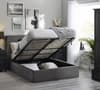 Shoreditch Grey Velvet Ottoman Storage Bed