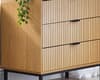 Sia Oak 3 Drawer Wooden Chest