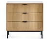 Sia Oak 3 Drawer Wooden Chest