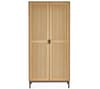 Sia Oak 2 Door Wooden Wardrobe