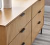 Sia Oak 6 Drawer Wooden Chest