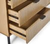 Sia Oak 6 Drawer Wooden Chest