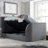 Simpson Light Grey Fabric Ottoman Electric TV Bed