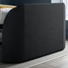 Simpson Slate Grey Fabric Ottoman Electric TV Bed