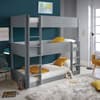 Snowdon Grey Wooden Triple Sleeper Bunk Bed