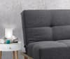 Snug Grey Fabric Sofa Bed