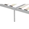 Solo Silver Finish Metal Bed