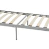 Solo Silver Finish Metal Bed