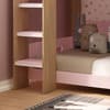 Solus Pink and Oak Wooden Bunk Bed