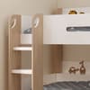 Solus White and Oak Wooden Bunk Bed