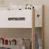 Solus White and Oak Wooden Bunk Bed