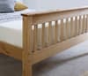 Somerset Waxed Pine Wooden Bed Frame - 5ft King Size