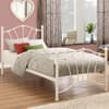 Sophia Cream Metal Bed Frame - 3ft Single