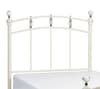 Sophie Stone White Metal Bed