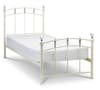 Sophie White Metal Bed Frame - 3ft Single