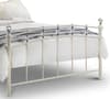 Sophie White Metal Bed Frame - 3ft Single