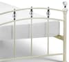 Sophie White Metal Bed Frame - 3ft Single