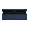 Sorrento Blue Fabric Blanket Box