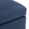Sorrento Blue Fabric Blanket Box