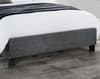 Sorrento Slate Grey Fabric Bed Frame - 5ft King Size