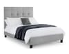 Sorrento Light Grey Fabric Bed Frame - 6ft Super King Size
