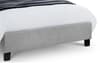 Sorrento Light Grey Fabric Bed Frame - 6ft Super King Size
