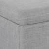 Sorrento Light Grey Blanket Box
