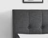 Sorrento Slate Grey Ottoman Fabric Bed