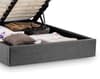 Sorrento Slate Grey Ottoman Fabric Bed