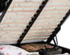 Sorrento Slate Grey Ottoman Fabric Bed Frame - 4ft6 Double