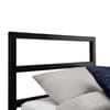 Soto Satin Black Metal Bed