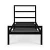 Soto Satin Black Metal Bed