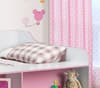 Stella Pink and White Wooden Kids Low Sleeper Cabin Storage Bed Frame - 3ft Single