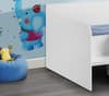 Stella White Wooden Kids Low Sleeper Cabin Storage Bed