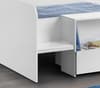 Stella White Wooden Kids Low Sleeper Cabin Storage Bed