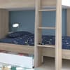 Stim Acacia and White Wooden Bunk Bed