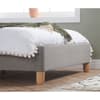 Stockholm Grey Fabric Bed - 4ft Small Double