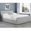 Stratus Grey Fabric Ottoman Storage Bed