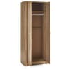 Sydney Oak Rattan 2 Door Wardrobe