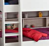 Tam Tam White and Grey Wooden Bunk Bed with Underbed Storage Drawer