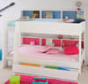 Tam Tam White Wooden Bunk Bed with Underbed Storage Drawer