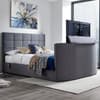 Thornberry Light Grey Fabric Electric TV Bed