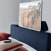 Thornberry Blue Velvet Electric TV Bed