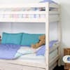 Hit White Wooden Storage Bunk Bed Frame with Underbed Trundle