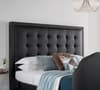 Titan 2 Black Leather Media Electric TV Bed