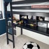 Titan Anthracite Wooden High Sleeper