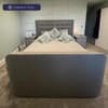 Titan 2 Smoke Grey Fabric Media Electric TV Bed