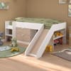 Tobo White and Oak Mid Sleeper with Slide