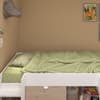 Tobo White and Oak Mid Sleeper with Slide